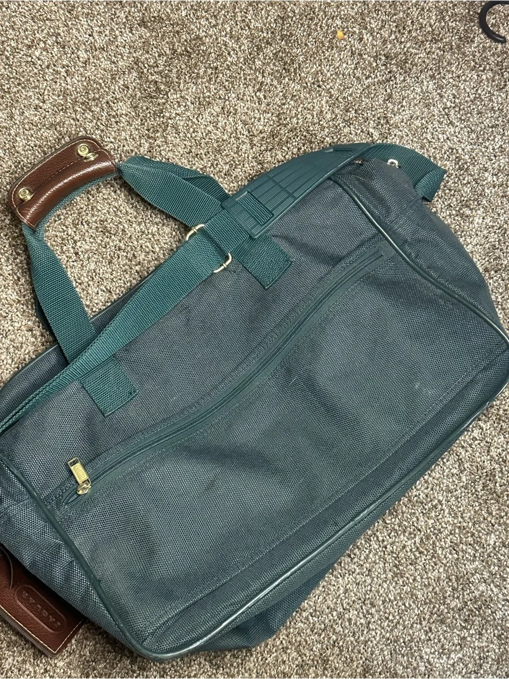 vintage jaguar duffle/messenger bag